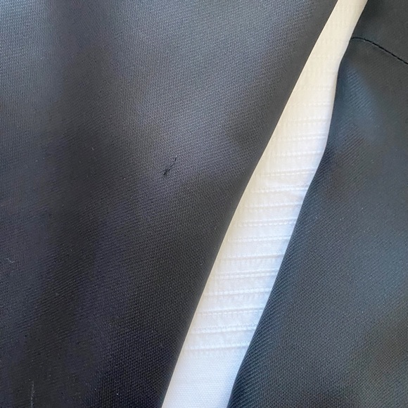 PENNYBLACK BY MAX MARA BLACK SHAWL LAPEL ACETATE LIGHTWEIGHT SATIN BLAZER - 10 - Picture 9 of 10